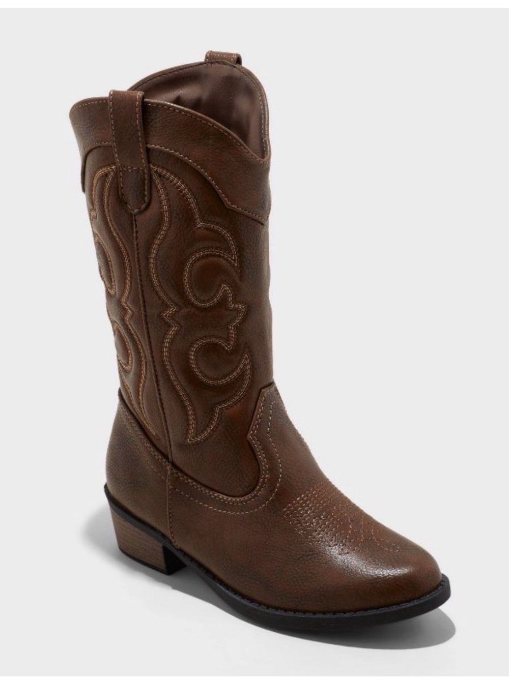 Girl’s Cat & Jack Brown Western Cowgirl Boots